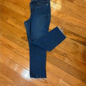 Crown & Ivy Dark Blue Ankle Jeans
